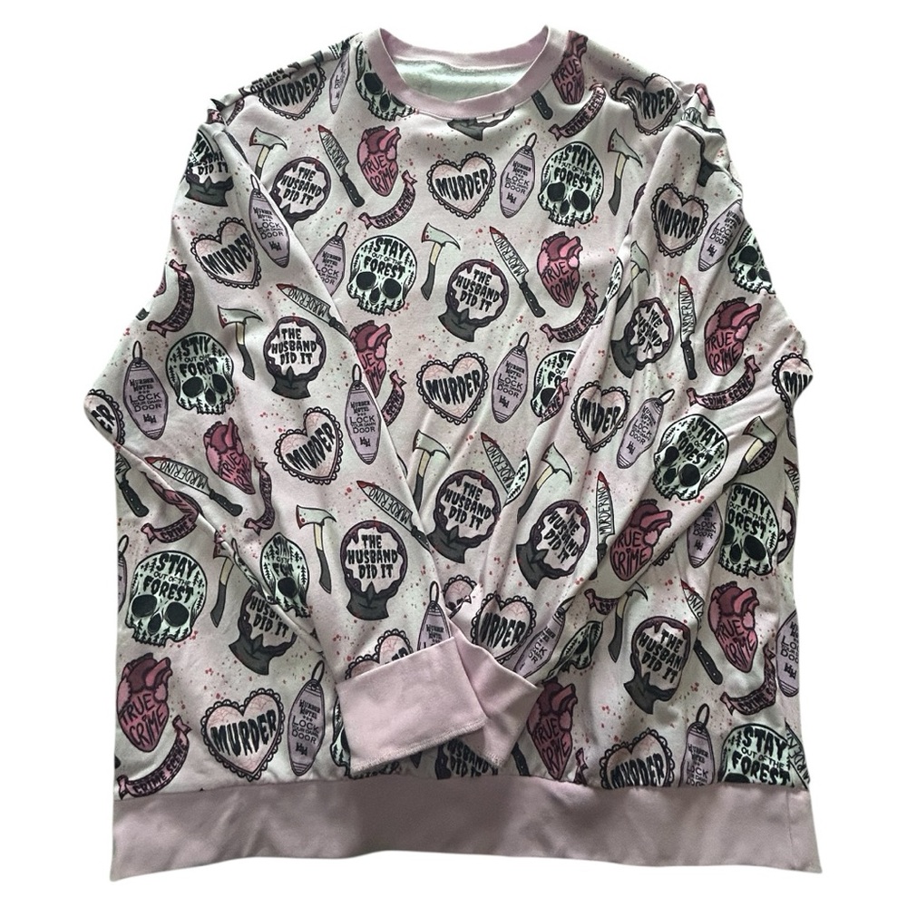 Bunny Knots Bamboo fleece crew neck - The Husband Did It